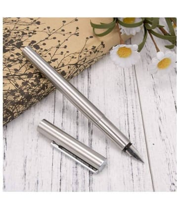 Srpc - Silver Fine Line Fountain Pen (Pack of 1)