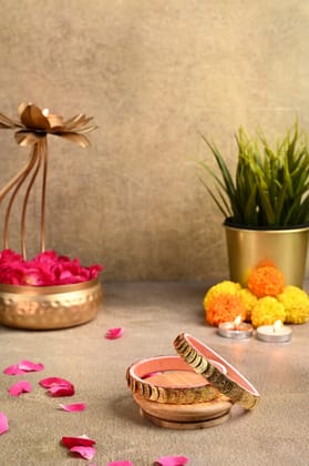 Bangle (Gold and Pink)- 2*6 Bangle (Gold and Pink)- 2*6