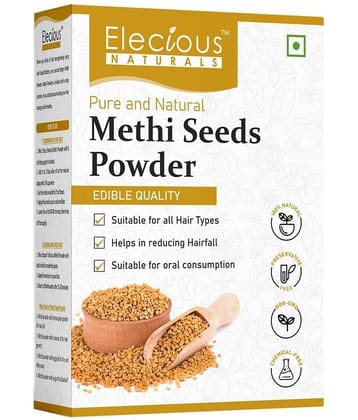 Elecious Methi Seed Powder For Hair Growth - (200 g) | Fenugreek Powder