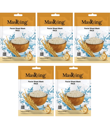 Masking - Fairness Sheet Mask for All Skin Type ( Pack of 5 )