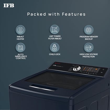 IFB 9.0 Kg Fully-Automatic Top Loading Washing Machine (TL-S4RBS 9.0 Kg Aqua, Royal Blue, 2X Power Steam, 4 Years Comprehensive Warranty) IFB 9.0 Kg Fully-Automatic Top Loading Washing Machine (TL-S4RBS 9.0 Kg Aqua, Royal Blue, 2X Power Steam, 4 Years Co