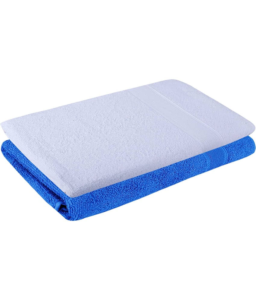 Dollar Cotton Striped 500 -GSM Bath Towel ( Pack of 2 ) - Multicolor
