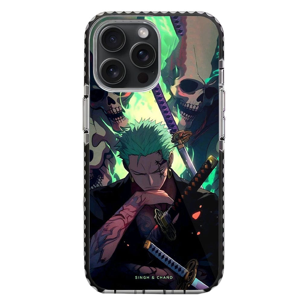 Roronoa Zoro 2.0 One Piece Anime iPhone 15 Pro Stride Phone Case-Stride