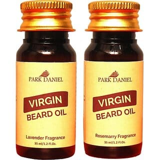 PARK DANIEL Beard oil Lavender(35 ml) & Rosemary Fragrance(35 ml) combo pack of 2 Bottles Hair Oil (70 ml)
