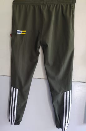 Olive Color Track Pants, Lower for Men, XL