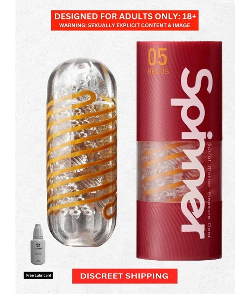 Male Masturbator Toy- Rotating Male Masturbator Cup | Stretchable and Pocket Size by KnightRiders( Free Lube)