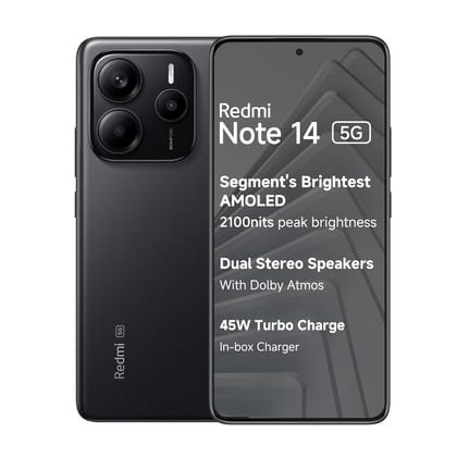 Redmi Note 14 5G (6GB+128GB), Titan Black