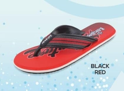 BAHAMAS BH182 Black Red G No 7 Mens Hawai