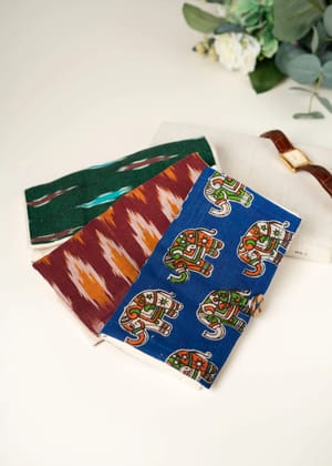 Assorted Foldable Tote Bags: Set of 5