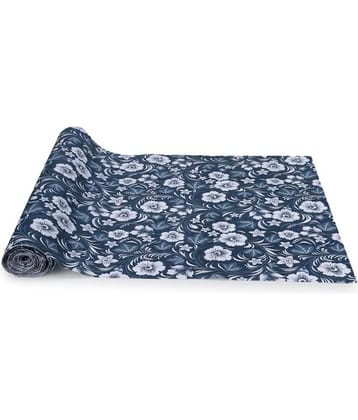 Single PVC Blue Kitchen Shelf Cover Cover