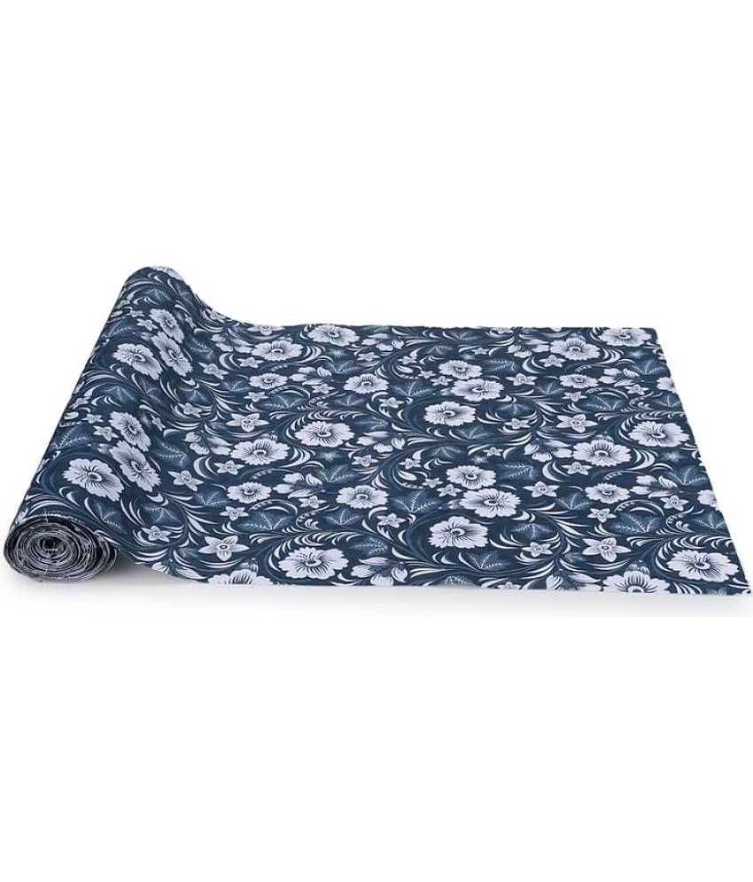 Single PVC Blue Kitchen Shelf Cover Cover