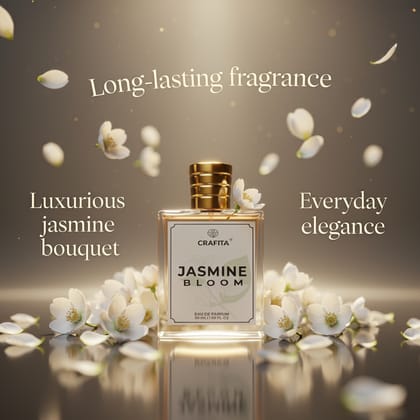 CRAFITA Jasmine Bloom Perfume | Elegant Long Lasting Eau De Parfum, 10ml