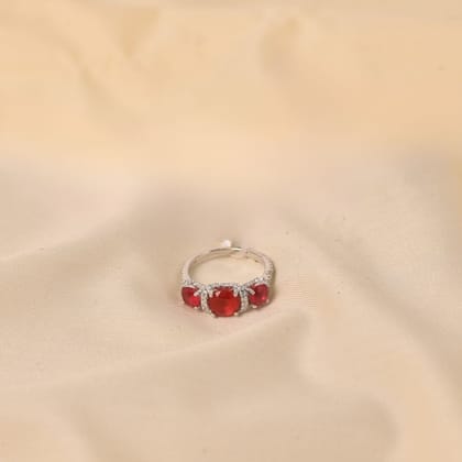 Jeevika diamond Ring-White / Size 11