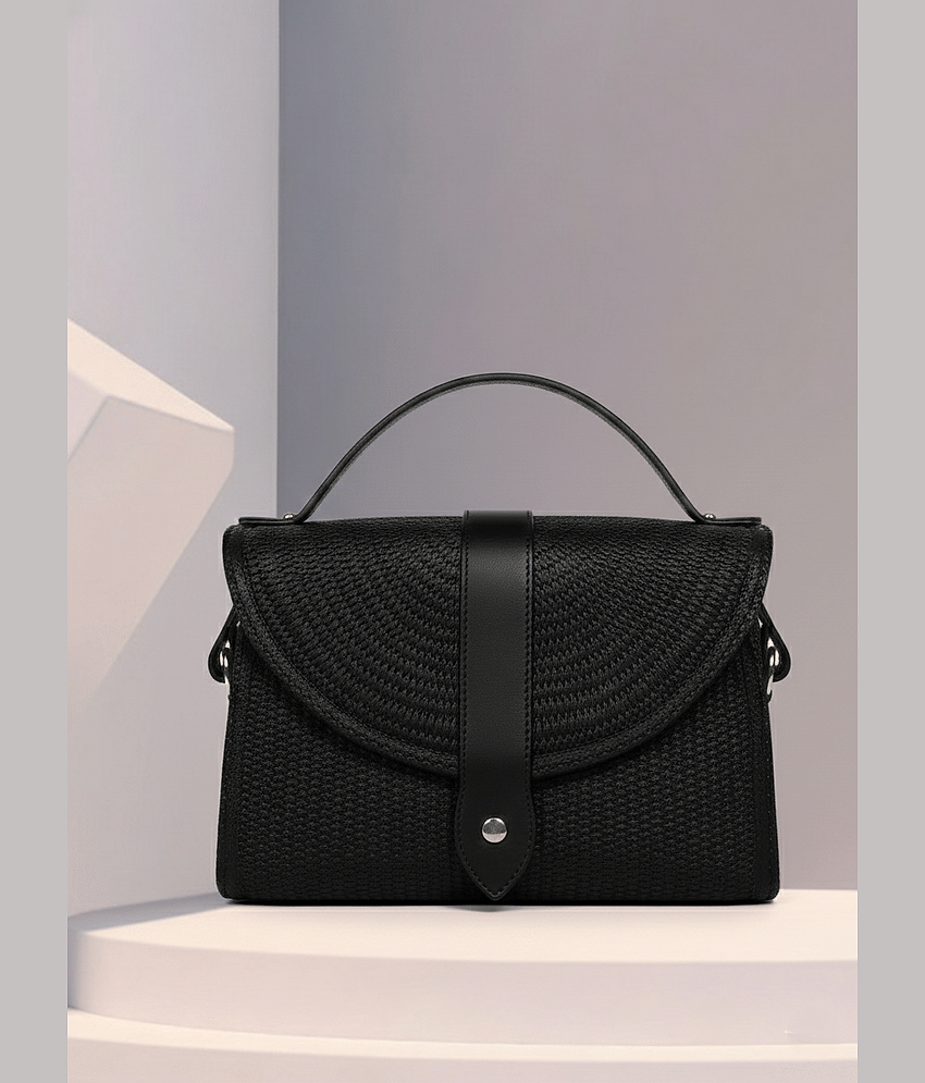 ENSAC Sling Bag Cotton Set of 1 ( Black )