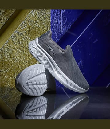 ASIAN WONDERWALK-03 Dark Grey Men's Slip-on Shoes