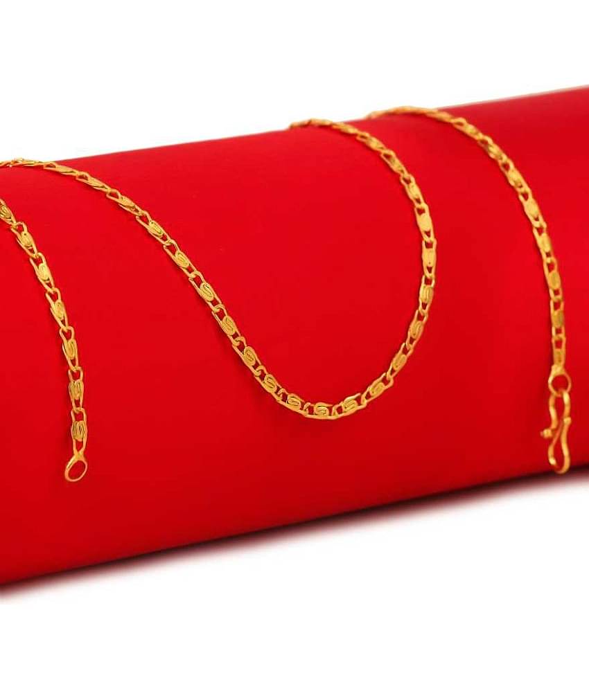 FASHION FRILL - Gold Plated Chain ( Pack of 1 )