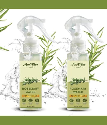Aromine Rosemary Water Hair Spray For Hair Growth Hair Fall Hair Sprays 200 mL Pack of 2