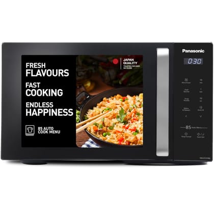 Panasonic 25L Solo Microwave Oven (NN-ST310QBFG, Black, 85 Auto Cook Menus) Panasonic 25L Solo Microwave Oven (NN-ST310QBFG, Black, 85 Auto Cook Menus) - Black / 25 L