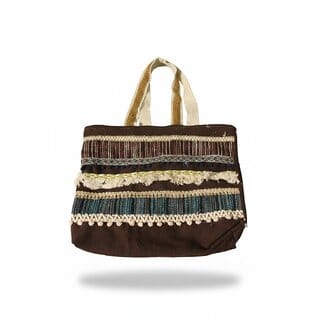 Boho Fringe Handcrafted Tote Bag