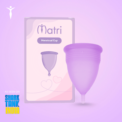 Matri Reusable Menstrual Cup, Leak-Free Comfort, All-Day Protection-S