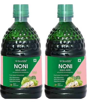 SCORLIFE MARKETING NONI GOLD Fruit Juice 500 gm Pack of 2