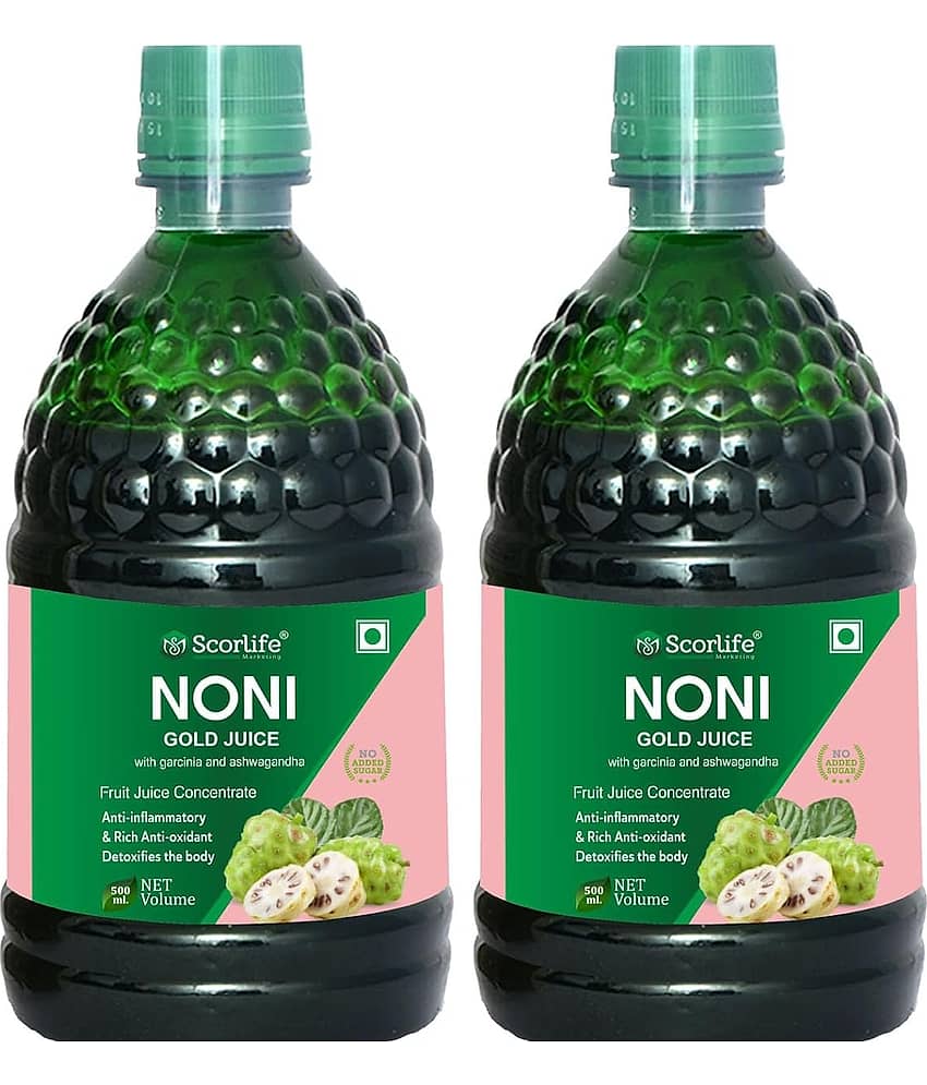 SCORLIFE MARKETING NONI GOLD Fruit Juice 500 gm Pack of 2