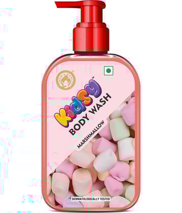 Mom & World Kidsy Marshmallow Body Wash No Tears, No SLS For KIDS, Dermatologically Tested, pH Balanced, 240 ml