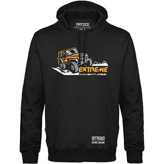 FastB Men & Women Full Sleeve Printed Hooded Sweatshirt