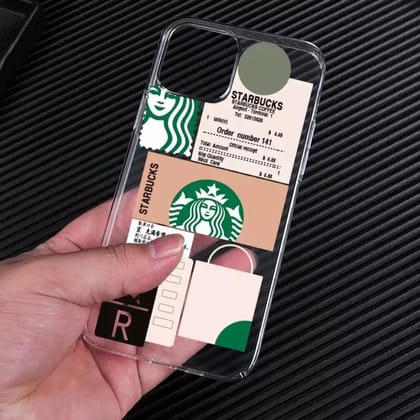 Starbucks Coffee Clear Custom Slim  Soft Cases-Design 3