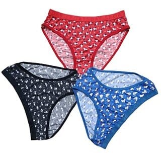 Supermood Pack Of 3 Women Hipster Multicolor Panty