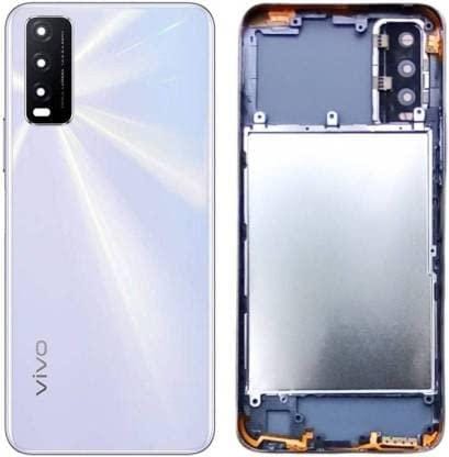 Back Glass Panel for Vivo Y20 Body  White