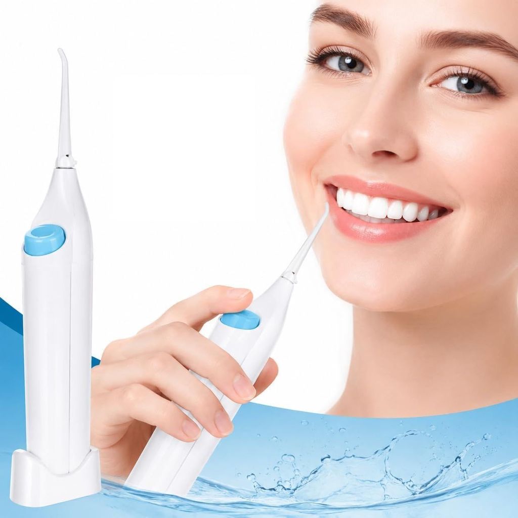 DHRUVINSRI Water Flosser Teeth Cleaner – Effective and Convenient Oral Care Tool for Deep Cleaning and Teeth Whitening. 21 * 3cm