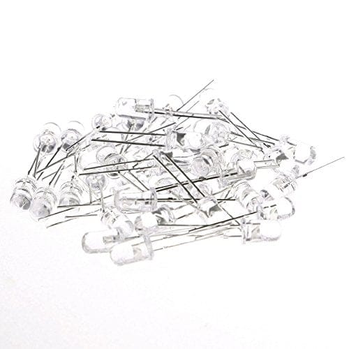 Ehop B00C743105 Component7 Light Emitting Diode, LED (5mm, White, 100 Pieces)