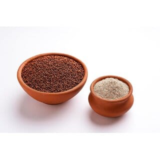 Sprouted Ragi (Mandia) Powder  250g | Organic | No Added Sugar | No Salt | Sun Dried | Homemade | Healthy Breakfast for All (Age 5 to 90) | Ewsip