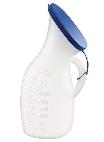 Urine Pot | Male & Female | Robust Plastic | 1 Unit - Premium | Suitable for Bedridden, Elderly | (ASSORTED)