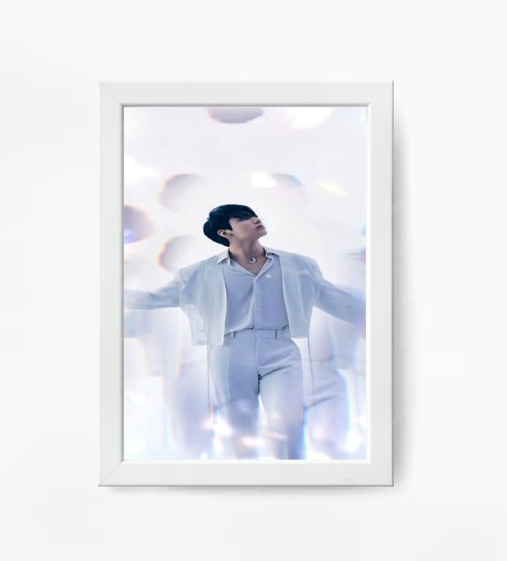 NOKKES Bts Army Bangtan Boy V suga J-Hope Jungkook Jin Jimin Rm 5X7 Inch Size Photo Frame Photo Home Office_EQW227
