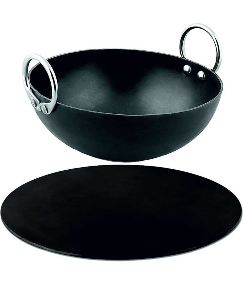 Veer - Iron Deep Kadhai 2 mm ( 1 ) L