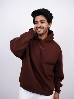 Everyday Hoodie - Kadak Chai Brown-Small