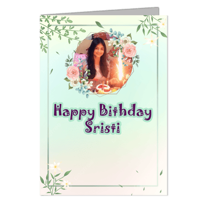 Very Happy Birthday - Customized Greeting Card - Add Your Own Photo