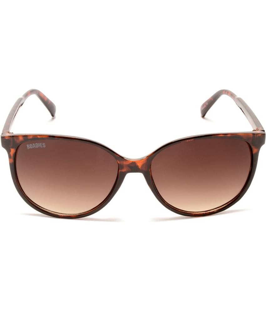 Roadies - Brown Oval Sunglasses ( Pack of 1 )