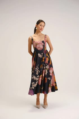 Glory Black Cherry Dress-XXS
