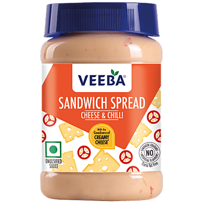 VEEBA Sandwich Spread - Cheese & Chilli, 250 g VEEBA Sandwich Spread - Cheese & Chilli, 250 g