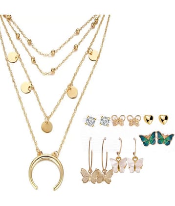 YOUBELLA Golden Body Chain ( Pack of 1 )