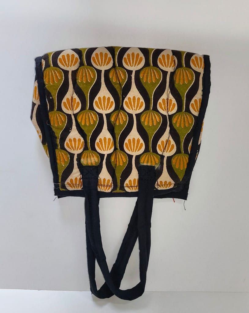 Handmade Floral Print kalankari Bag
