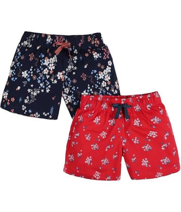 PLUM TREE Pack of 1 Girls Cotton Bermudas ( Multi )