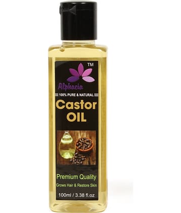 Alphacia 100% Pure And Natural Castor Oil 100 mL