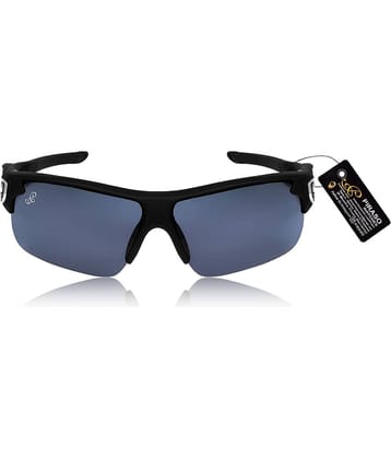 PIRASO Black Visor Sunglasses ( Pack of 1 )