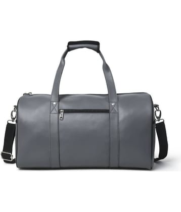 MATRICE - Grey Artificial Leather Duffle Bag