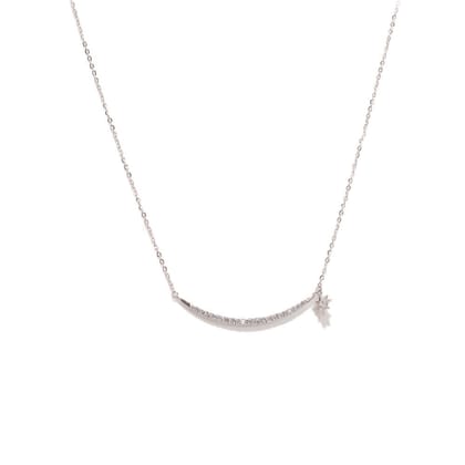 Lauretta Necklace | 925 Silver Necklace for Women-Silver