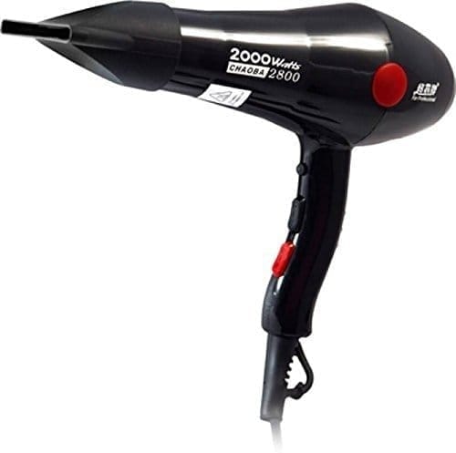 Chaoba Hair Dryer  2000W Professional Hot and Cold Hair Dryers with 2 Switch Speed Setting and Thin Styling Nozzle,Diffuser, for Men and Women (Standerd)